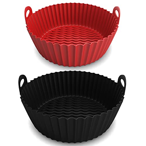 Top Selling Bpa Free Reusable Food Grade Air Fryer Silicone Liners Basket Pot
